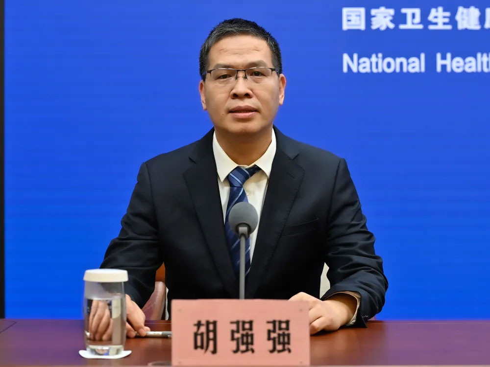 國家衛(wèi)健委新聞發(fā)言人、宣傳司副司長 胡強(qiáng)強(qiáng)